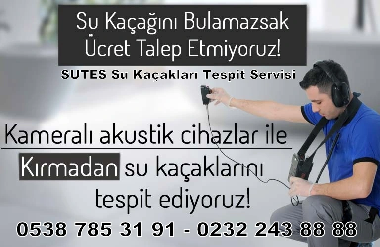 su kaçağı bulma izmir