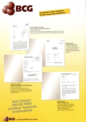 bcg su kaçak kimyasalı