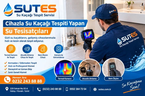 izmir su tesisatçıları İzmir Su Kaçağı Tespiti
