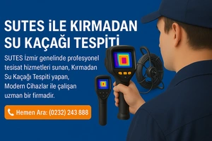 İzmir Sutes cihazla kırmadan su kaçağı tespiti İzmir Sutes cihazla kırmadan su kaçağı tespiti
